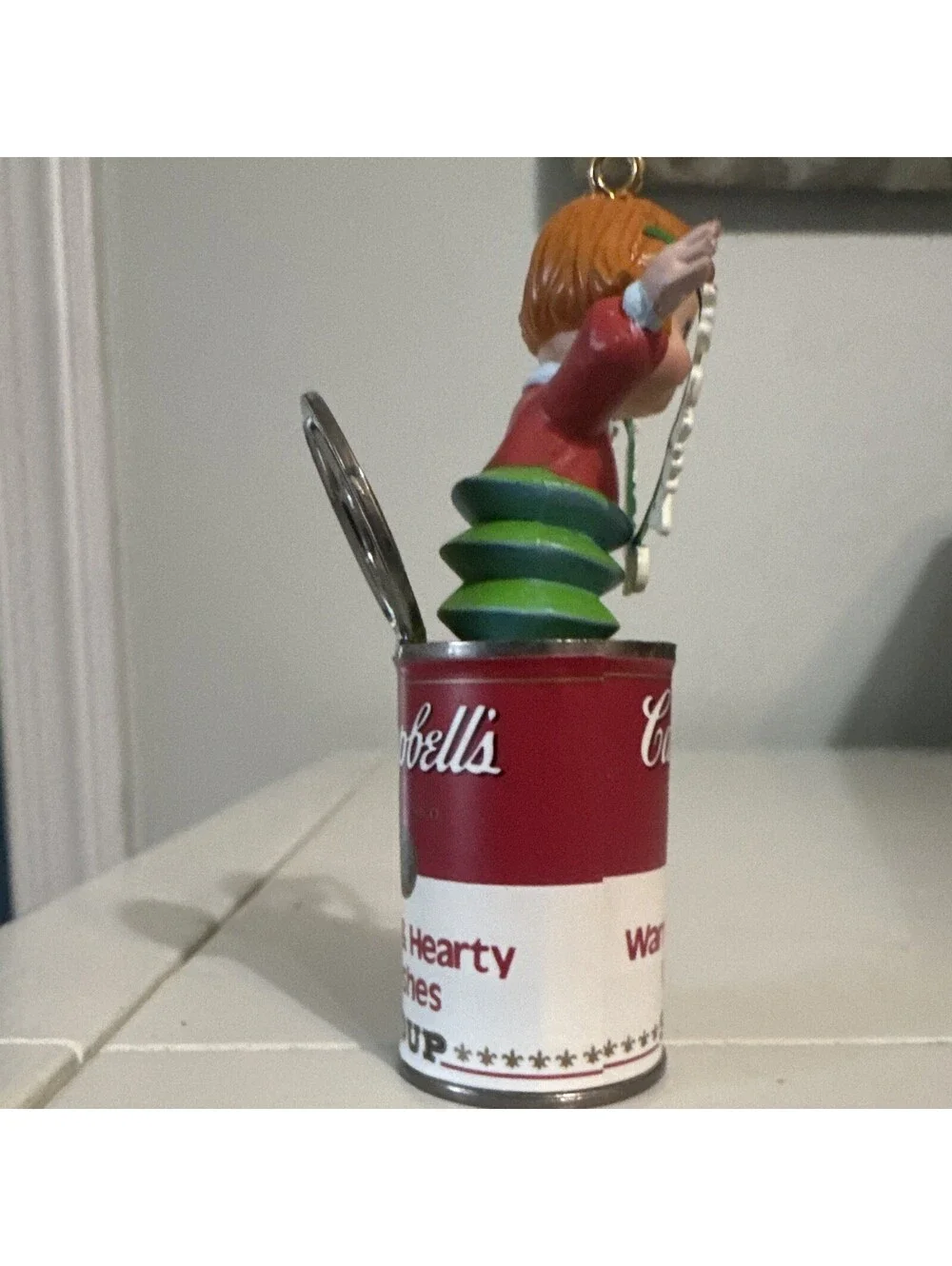 Campbell's Warm And Heath Wishes Soup Christmas Ornament
